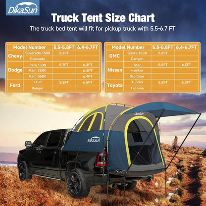 Pickup Truck Bed Tent