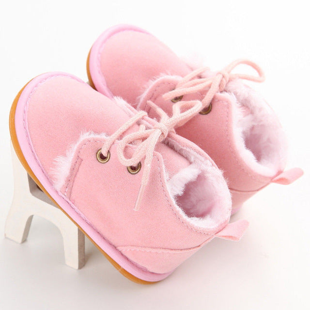 Newborn Baby Girl Shoes Warm Snow Boots Toddler Infant Booties