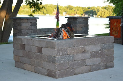 24" square SST fire pit insert, campfire fun pit