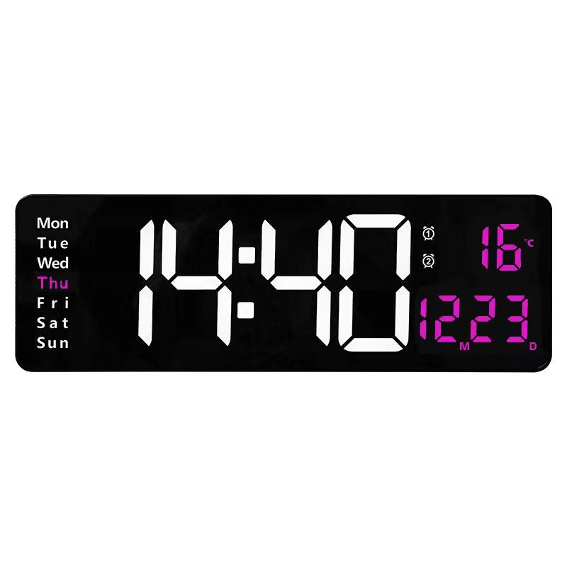 Large LED Digital Wall Clock