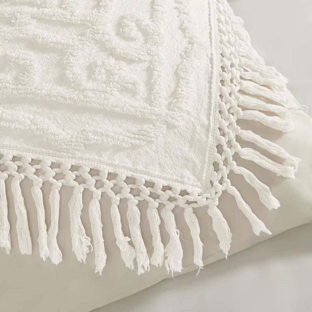Full/Queen Cotton Chenille Bedspread