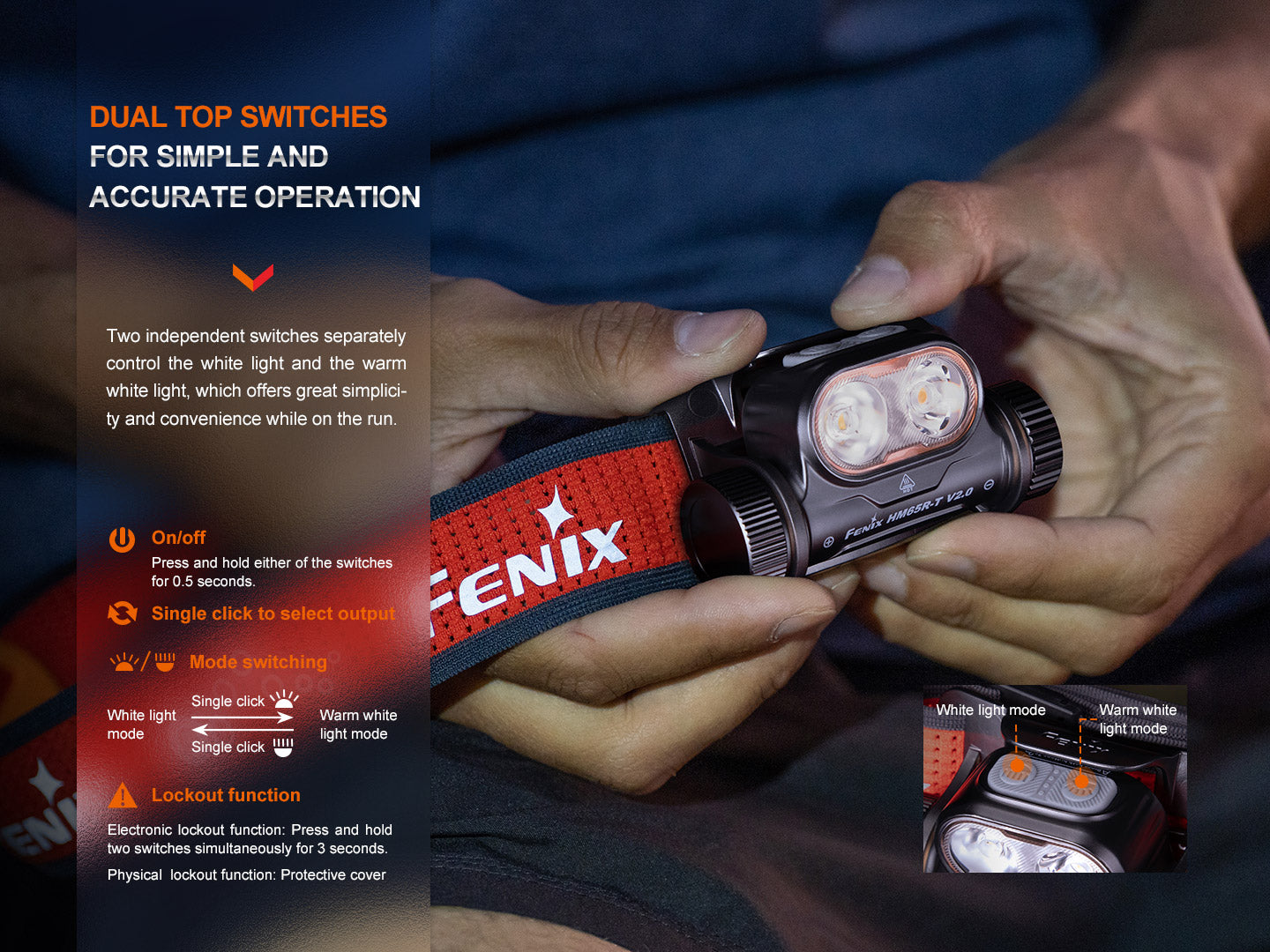 Rechargeable Lightweight Trail Running Headlamp
