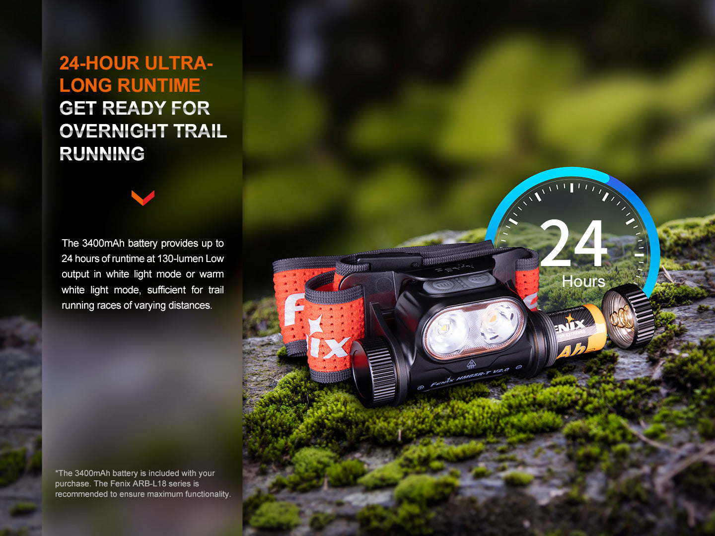 Rechargeable Lightweight Trail Running Headlamp