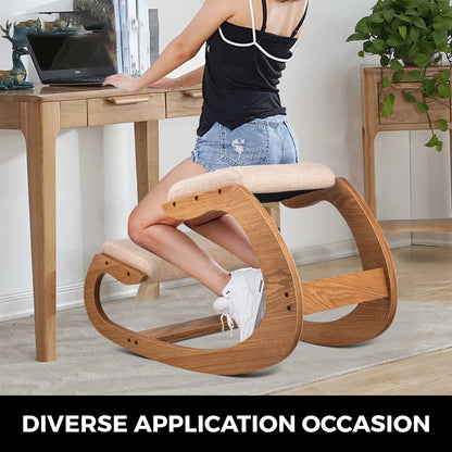 Ergonomic Rocking Kneeling Chair Stool