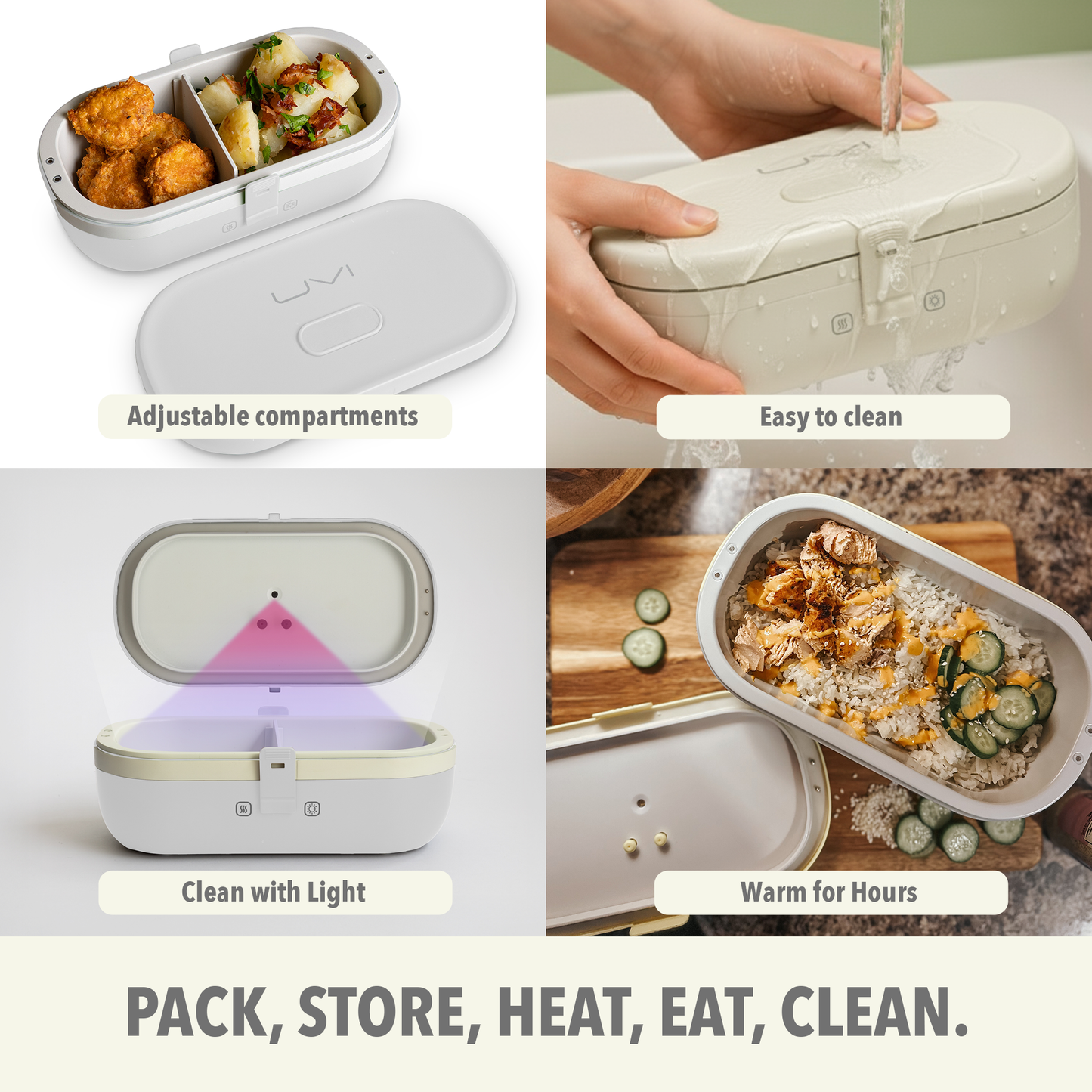 Self-Heating Lunch Box