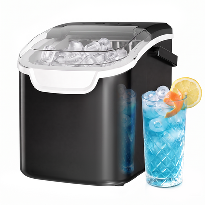 Kismile Ice Makers Countertop with Handle