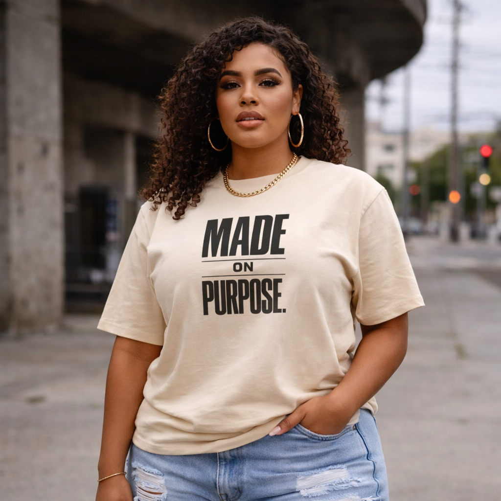 MADE ON PURPOSE. STREETWEAR GRAPHIC TEE