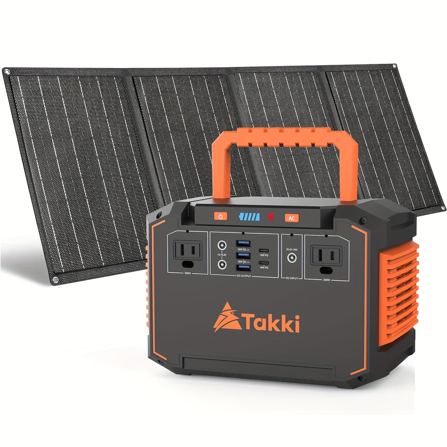 300W Portable Power Station Solar Generator