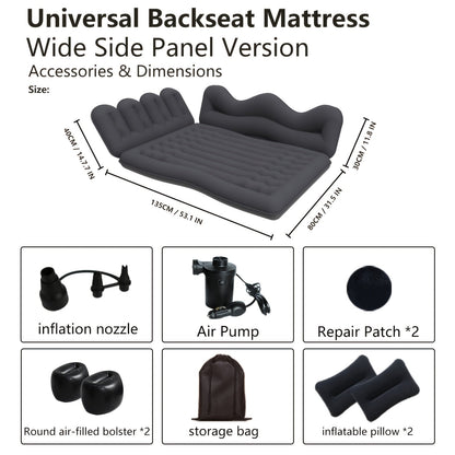 Car Inflatable Mattress Back Seat Bed