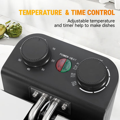 1700W Electric Deep Fryer 3L/5L Stainless Steel
