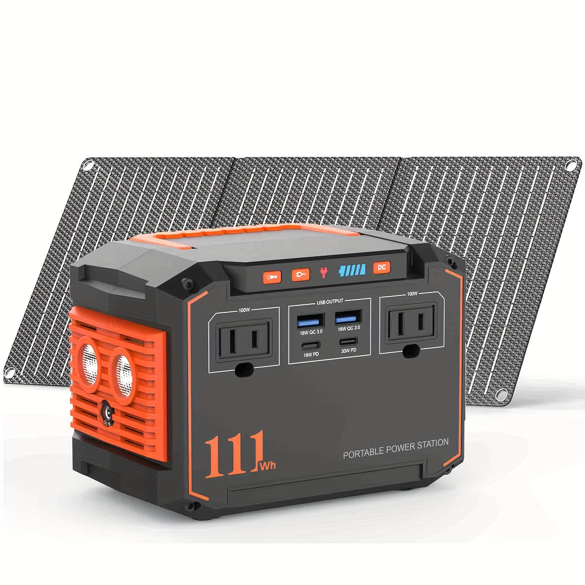 300W Portable Power Station Solar Generator
