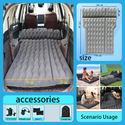 Car Inflatable Mattress Back Seat Bed