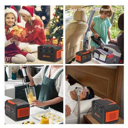 300W Portable Power Station Solar Generator