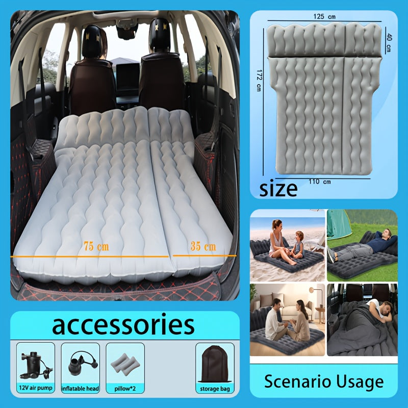 Car Inflatable Mattress Back Seat Bed