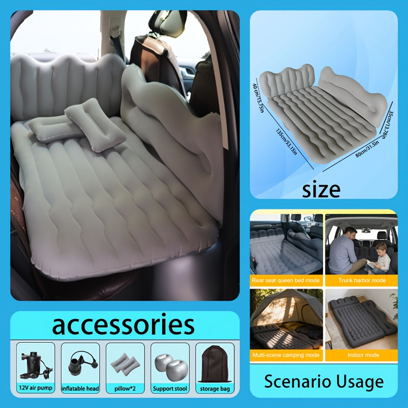 Car Inflatable Mattress Back Seat Bed