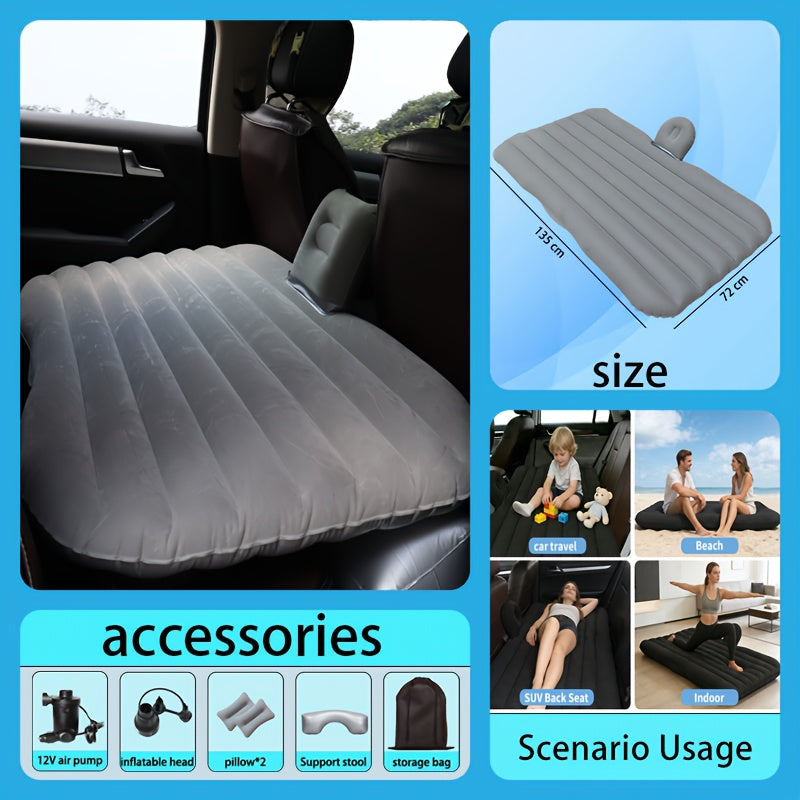 Car Inflatable Mattress Back Seat Bed