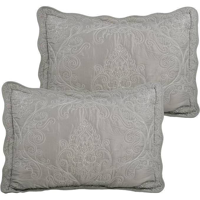 Queen size  Embroidered Bedspread Set