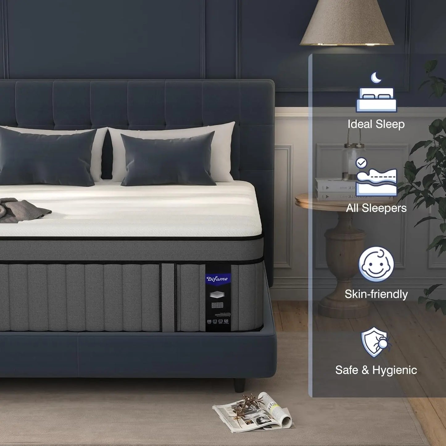 12" Hybrid Memory Foam King Mattress