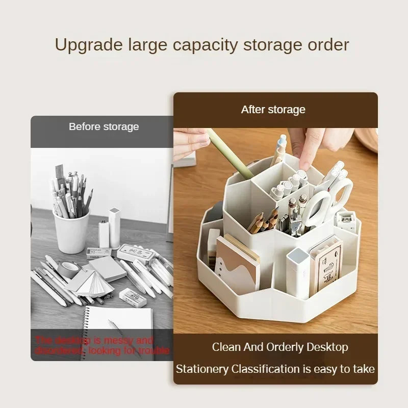 360°Rotatable Office Stationery Pen Holder