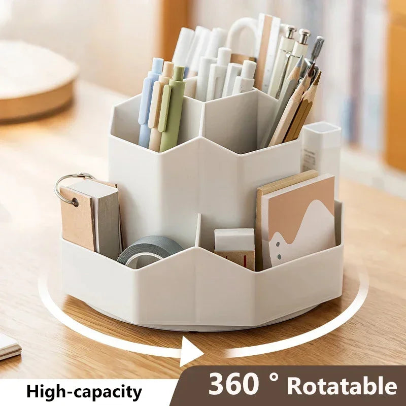 360°Rotatable Office Stationery Pen Holder