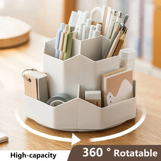 360°Rotatable Office Stationery Pen Holder