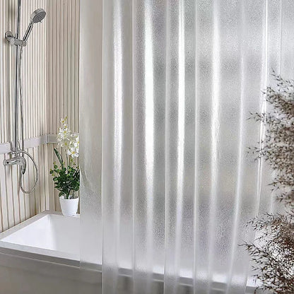 Waterproof Shower Curtain Mildew Bathroom with Hooks