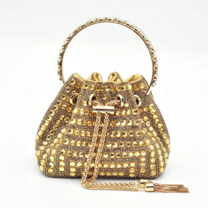New Fashion Gold Color Shoes and Bags To Match