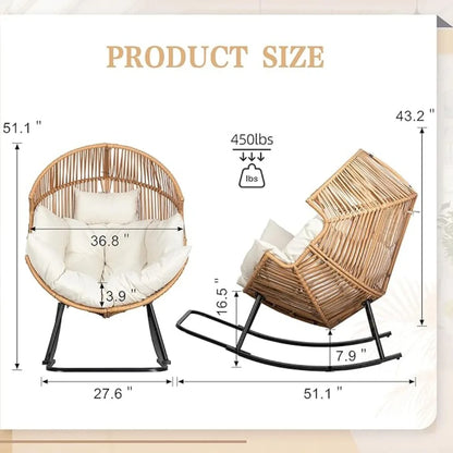 Wicker Egg Chair PE Rattan Chair