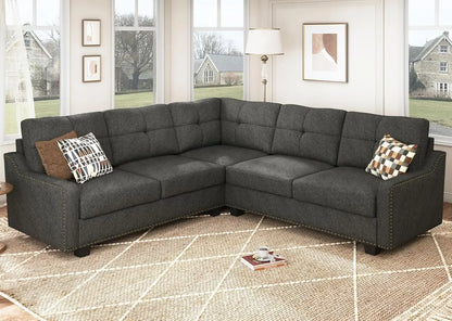 Convertible L Shaped Sectional Sofa