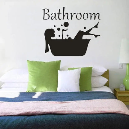 Wash Room Decorative Wall Decal