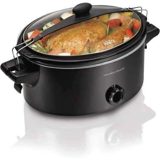 Hamilton Beach 6-Qt Portable Slow Cooker