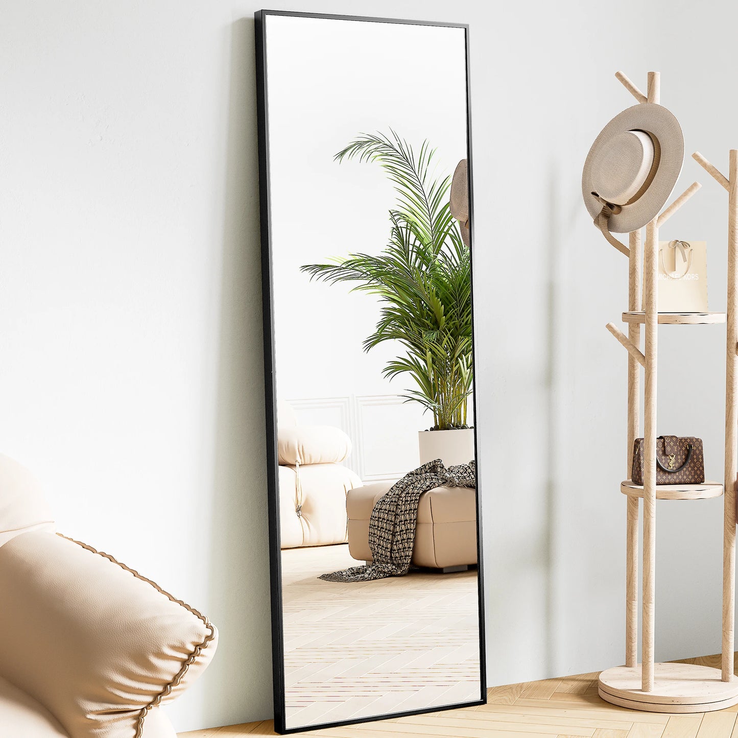 Full Body Mirror Standing Hanging or Leaning