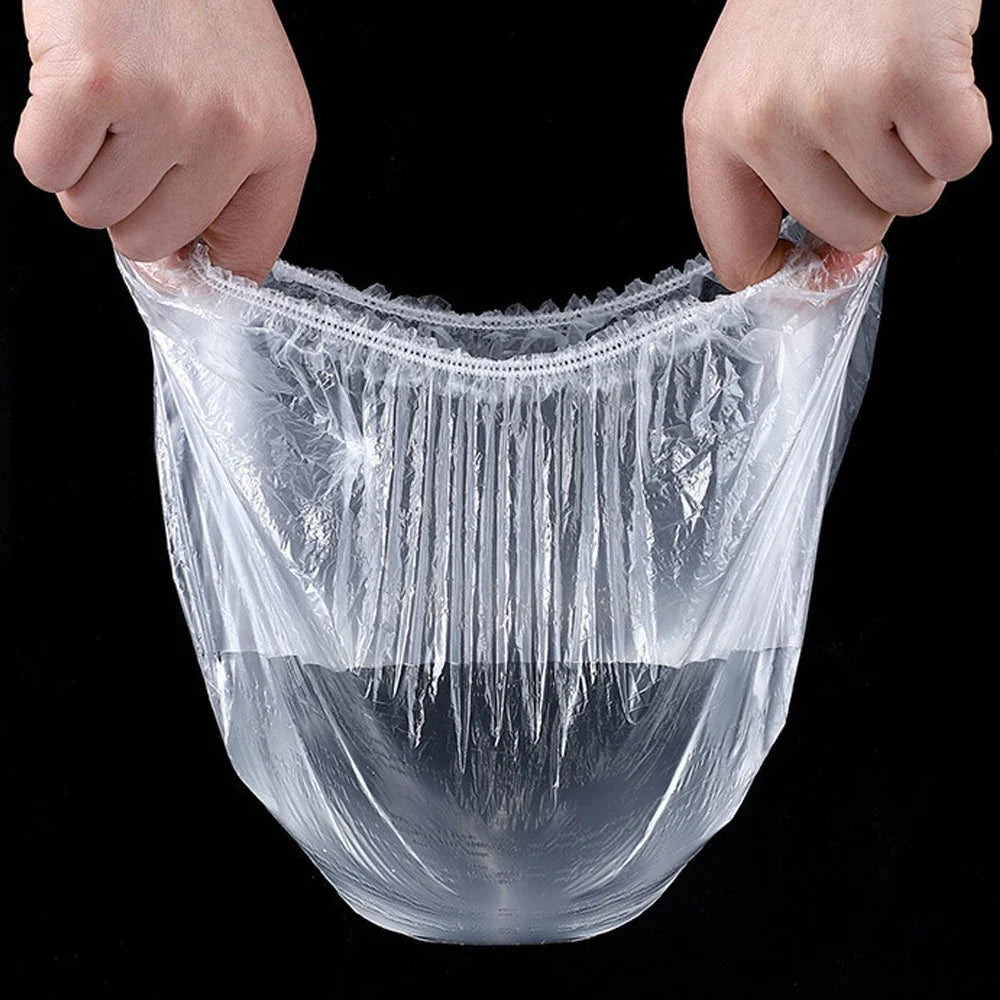 Disposable Food Cover Plastic Wrap Elastic Storage