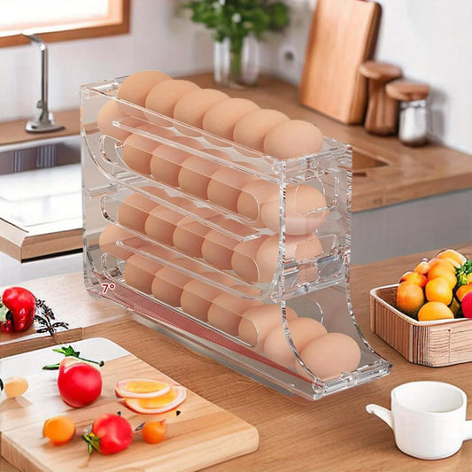 4-Tier Acrylic Egg Storage Holder