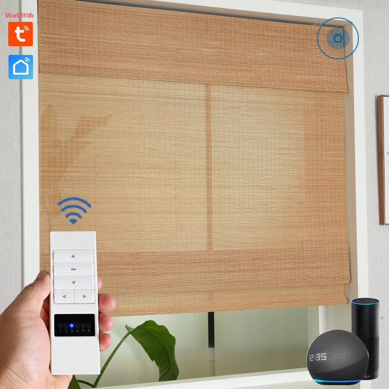 SmartMatters Motorized Bamboo Shades