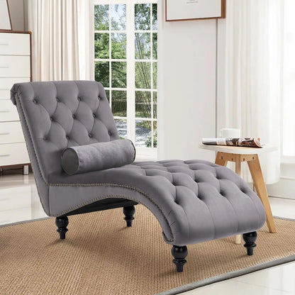 Tufted Chaise Indoor Lounge Chair