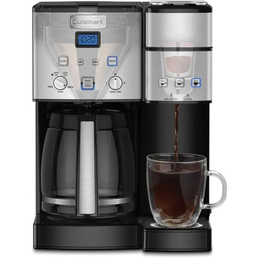 Single Serve + 12 Cup Coffee Maker