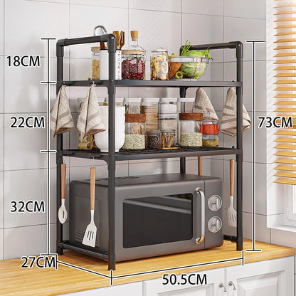 Microwave Shelf Condiment Organizer