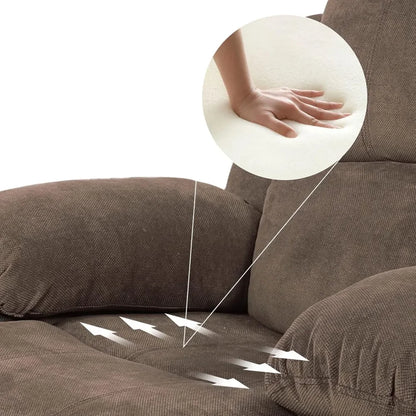 Living Room Furniture Reclining Couch Set