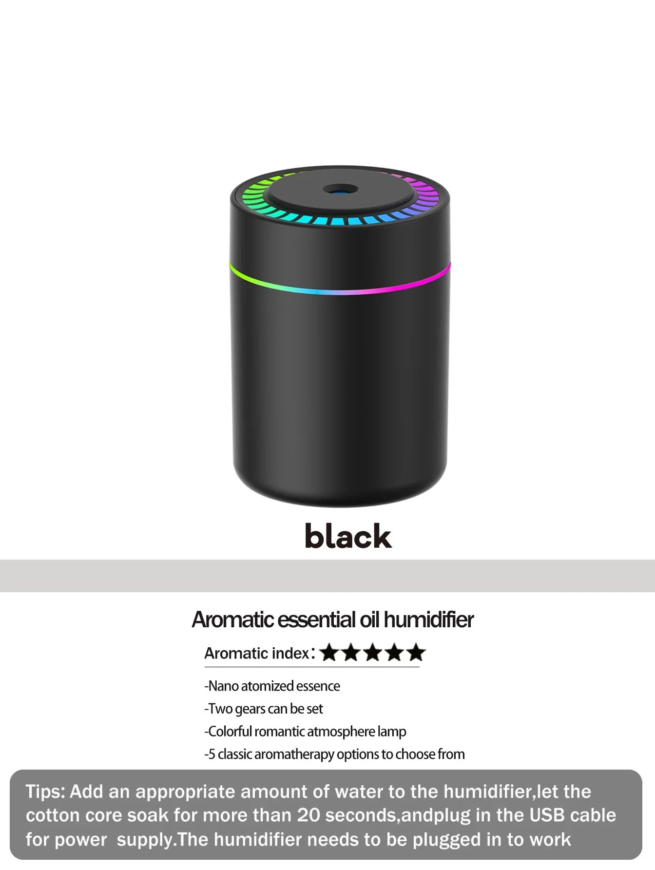 Aromatherapy diffuser Humidifier Aromatherapy essential oil Air purifier