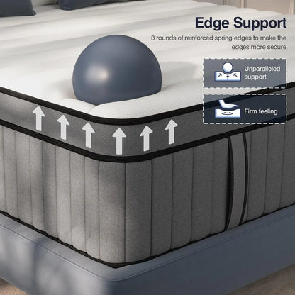 12" Hybrid Memory Foam King Mattress