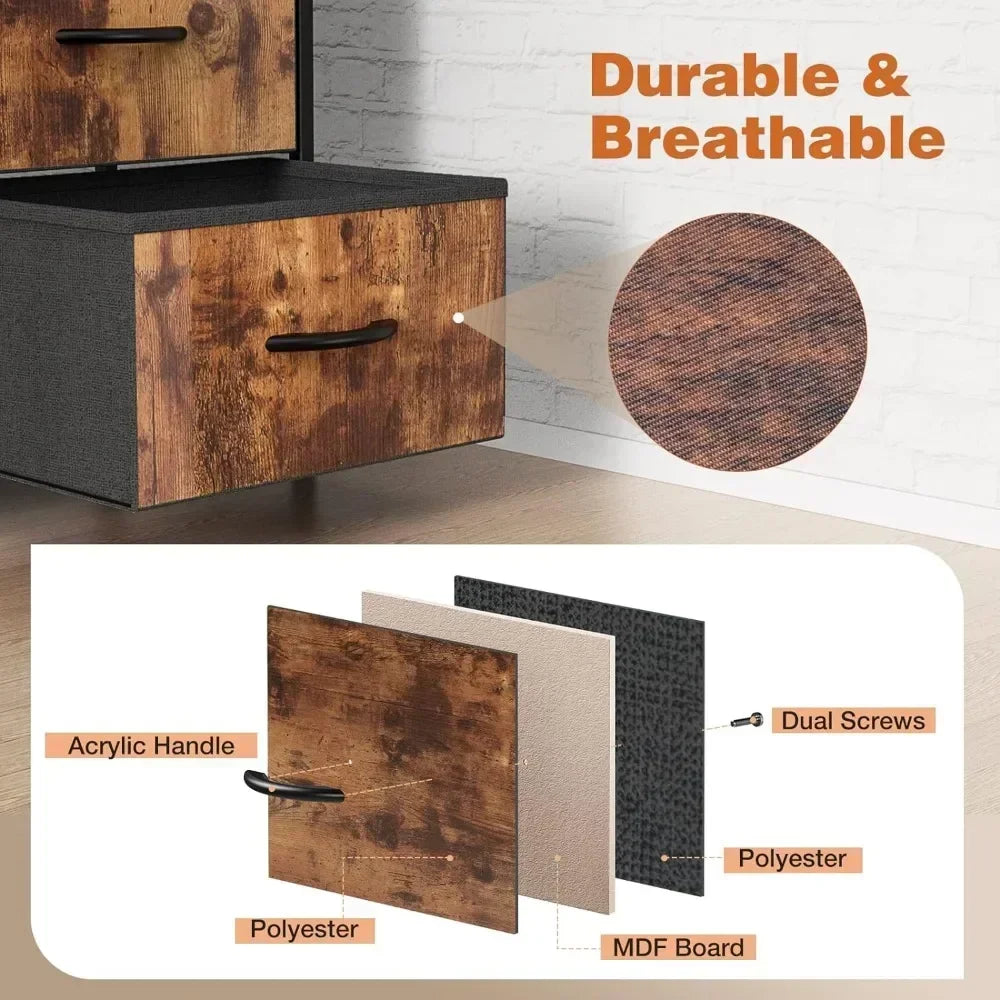 Dresser for Bedroom Thickened Frame