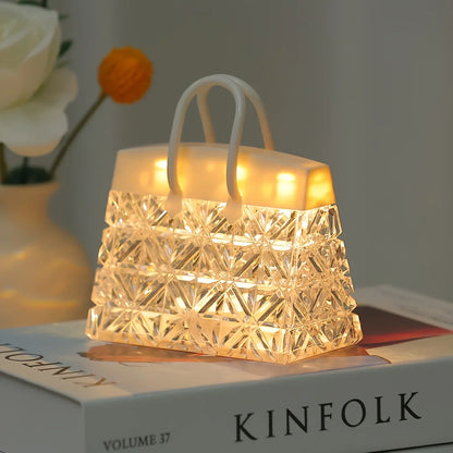 Handbag Shaped Table Lamp Shade Reading and Night Light