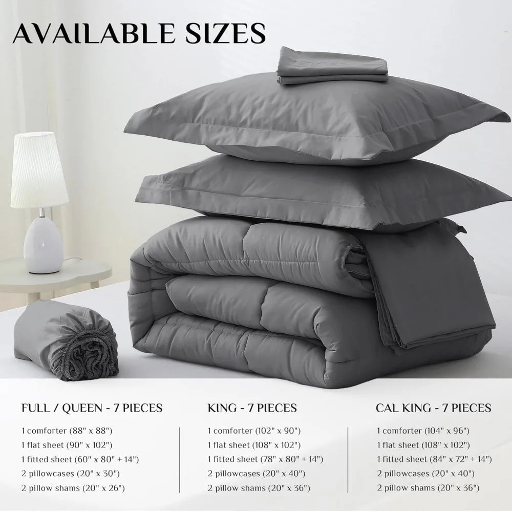 7-Pc Queen Comforter Set