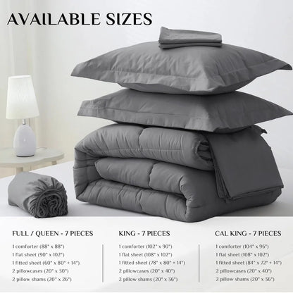 7-Pc Queen Comforter Set
