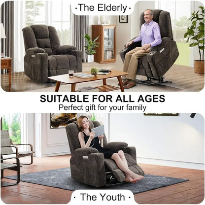 Power Lift Recliner Chair with Heat and Massage