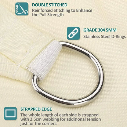 Waterproof Triangle Sun Shelter Sunshade