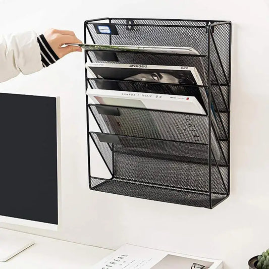 Wall File Hanging Magazine Organizer  Folders
