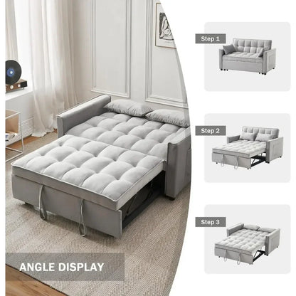 3-in-1 Convertible Sleeper Sofa Bed
