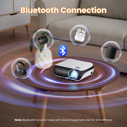 Bluetooth Portable Outdoor Projector